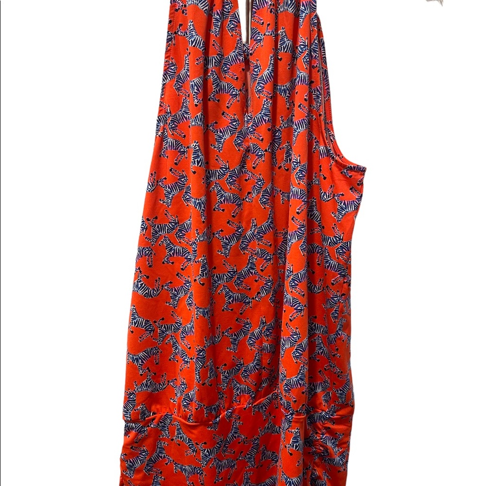 Lilly Pulitzer Bowen tank top with elephants.